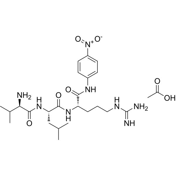 D-Val-Leu-Arg-pNA acetate 162303-66-4